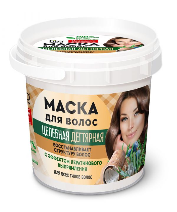 FITOcosmetic Folk recipes Hair mask Healing tar (jar) 155ml